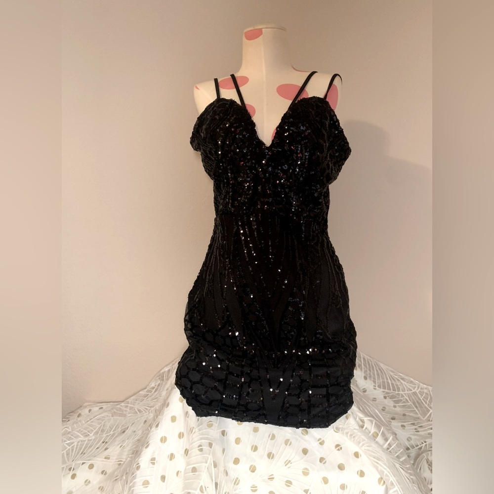 Sequin Mini Dress